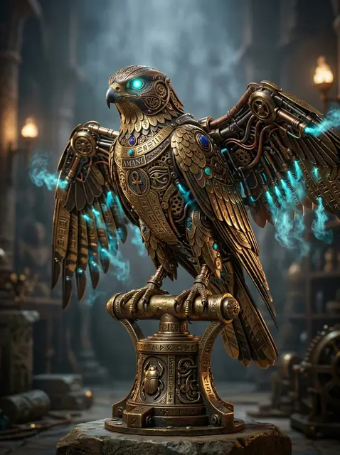 Amani the Clockwork Falcon